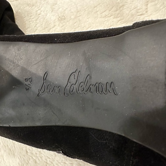 Sam Edelman “Kent” OTK black suede boots- Size 8.5 with ~3.5” heel - Picture 7 of 9